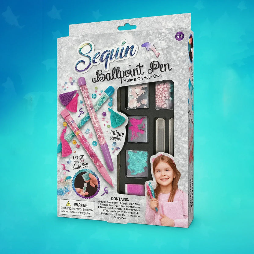 Sew Star Sequin Ballpoint Pen (5y+) [PD][1Pc]