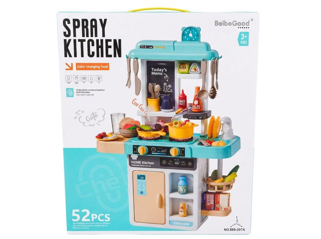 BeibeGood 52-Piece Interactive Spray Kitchen.[PD.]