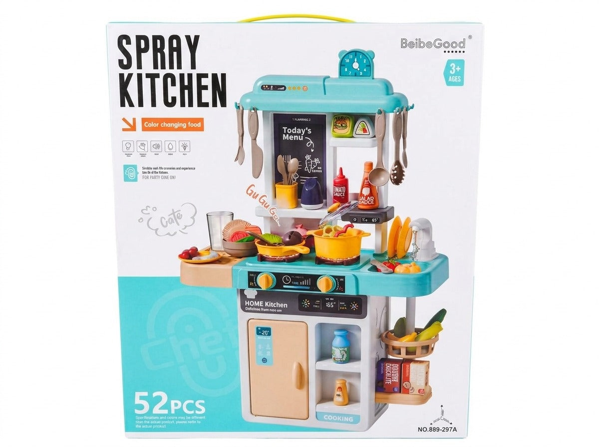 BeibeGood 52-Piece Interactive Spray Kitchen.[PD.]