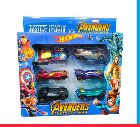 Set of cars Superheroes/Avengers/Hot Wheels,[PD]