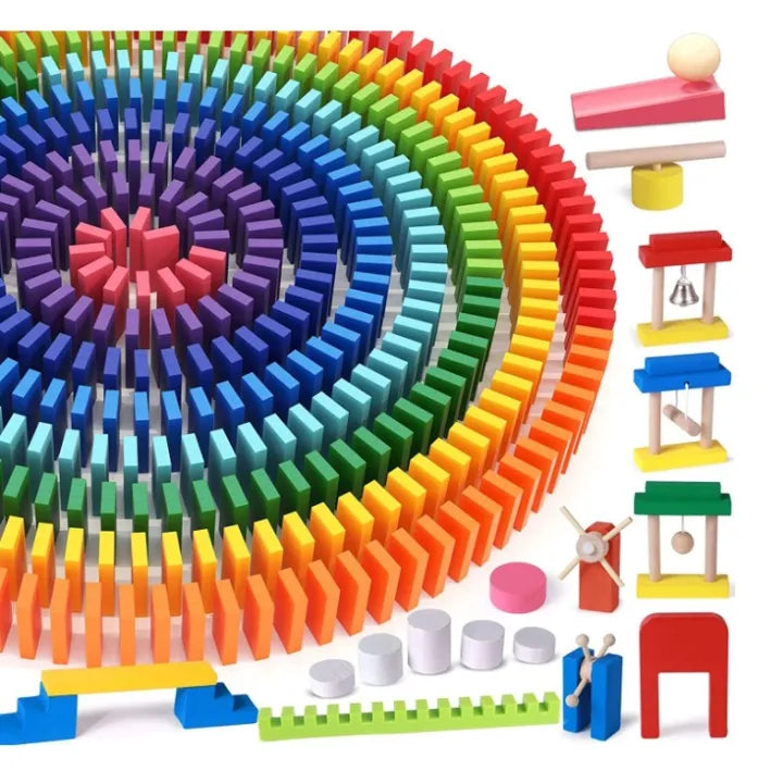 Domino Wooden Building Blocks 120PCS  [PD]