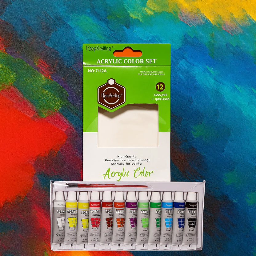 Acrylic Color Paints 12ml [PD][12's Set]