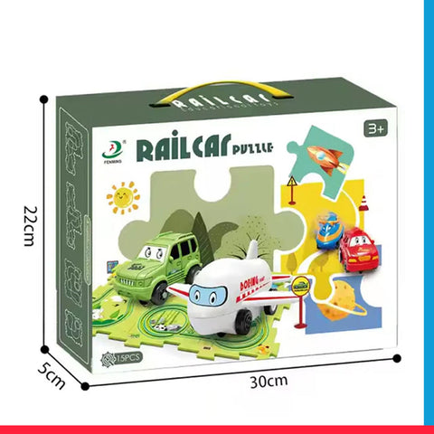 Turbo Car Tracks 15pcs Adventure Car Challenge Set [PD][1Pc]