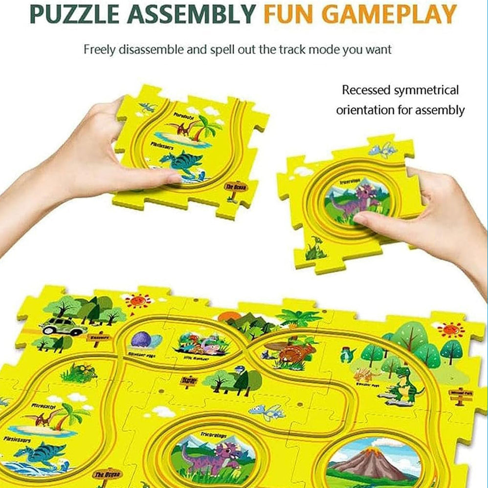 Turbo Car Tracks 15pcs Adventure Car Challenge Set [PD][1Pc]