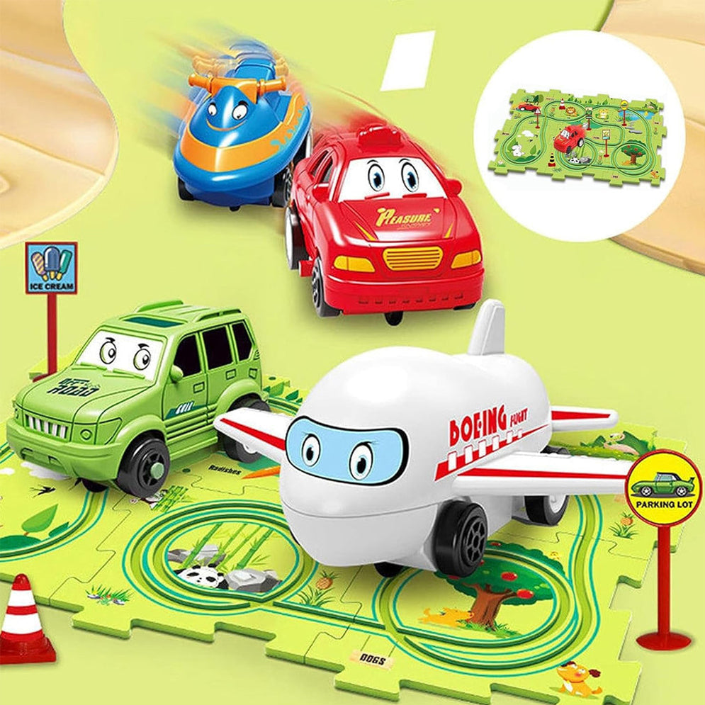 Turbo Car Tracks 15pcs Adventure Car Challenge Set [PD][1Pc]
