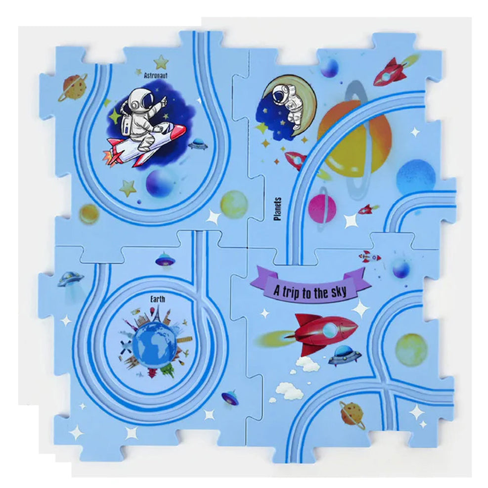 Turbo Car Tracks 15pcs Adventure Car Challenge Set [PD][1Pc]