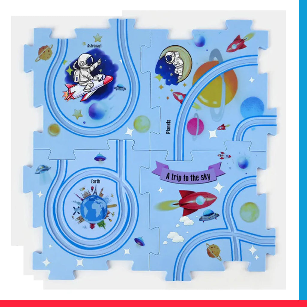 Turbo Car Tracks 15pcs Adventure Car Challenge Set [PD][1Pc]