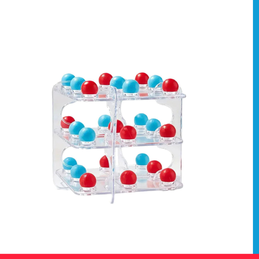Children's Desktop Puzzle 3d Tic-tac-toe Math Marbles Logic Game[1Pc][PD]