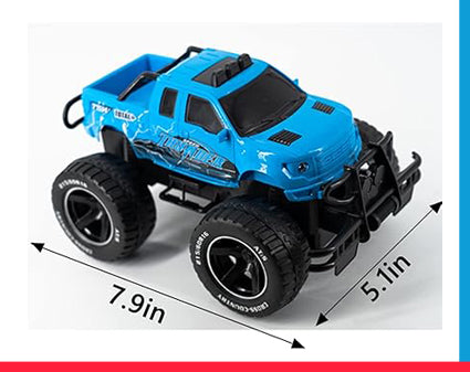RC Beginner Rv Truck for Kids,Blue Off-Road RC Trucks, Scale Crawlers Toy for Kids [PD]