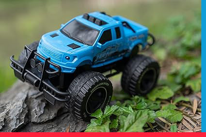 RC Beginner Rv Truck for Kids,Blue Off-Road RC Trucks, Scale Crawlers Toy for Kids [PD]