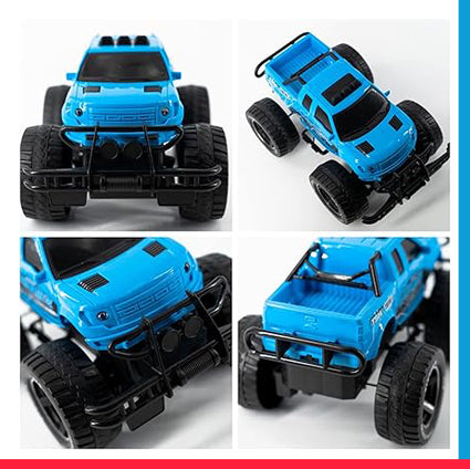 RC Beginner Rv Truck for Kids,Blue Off-Road RC Trucks, Scale Crawlers Toy for Kids [PD]