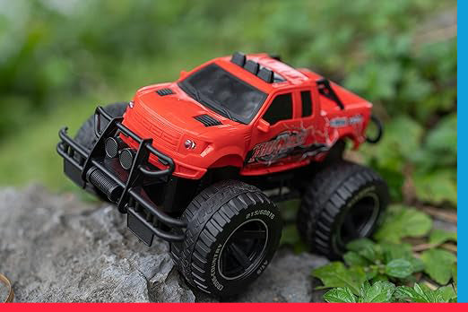 RC Beginner Rv Truck for Kids, Red Off-Road RC Trucks, Scale Crawlers Toy for Kids [PD]