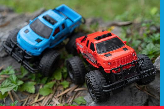 RC Beginner Rv Truck for Kids, Red Off-Road RC Trucks, Scale Crawlers Toy for Kids [PD]