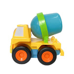 Children's freewheeling mini construction vehicle excavator cement truck loader miniature dual-drive set toy car [PD]