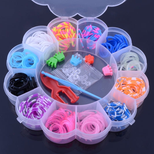 Round Colorful Loom Diy Rubber Band[PD][1Pack]