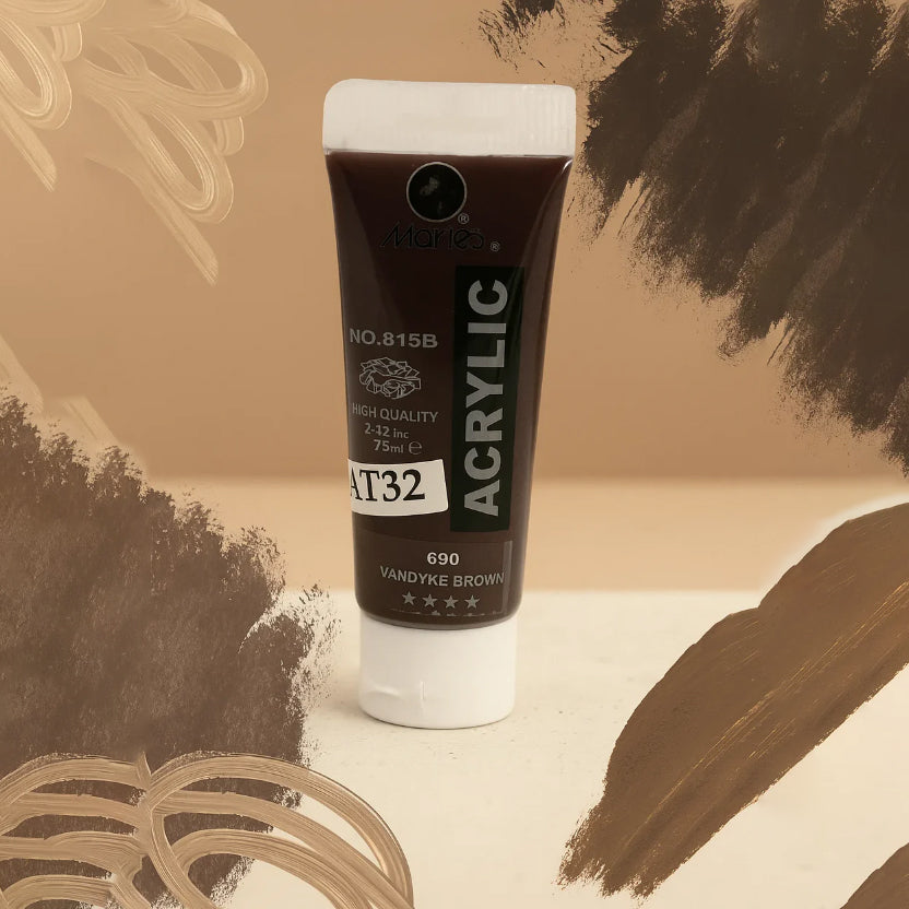 Maries Acrylic 75ML Vandyke Brown [PD][1Pc]