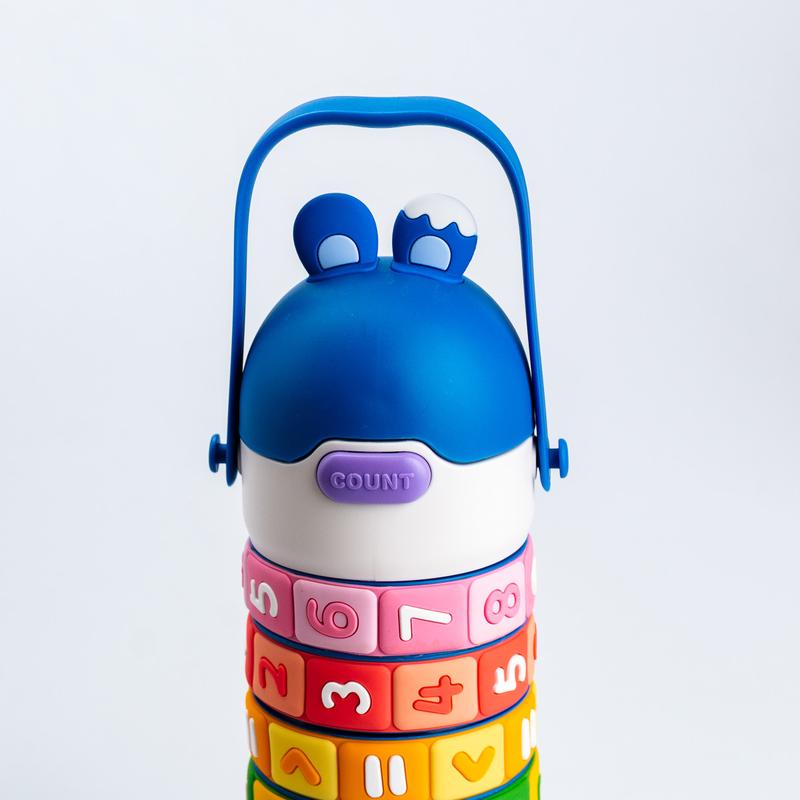Water Bottle NumbercBlue [PD]