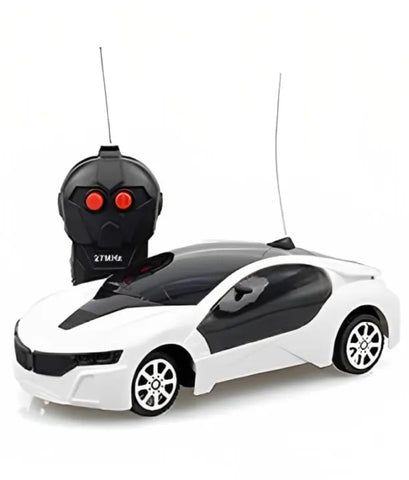 Kids Modern Remote Control Car-White [PD]