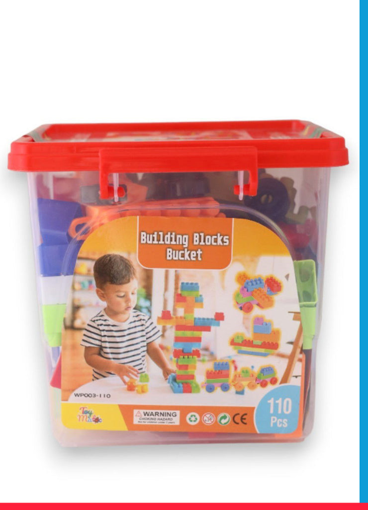 110 Pieces Building Blocks Sets Bulk Educational Kids Toy[PD][1 Backet]