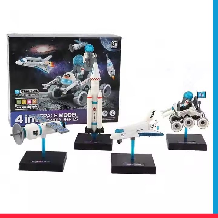Build, Learn, and Explore the Universe with DIY 4 in 1 Space Model [PD]