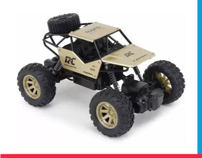 Off-Road Rock Crawler Die Cast Metal Car With Remote Control Random Color [PD][1Pc]