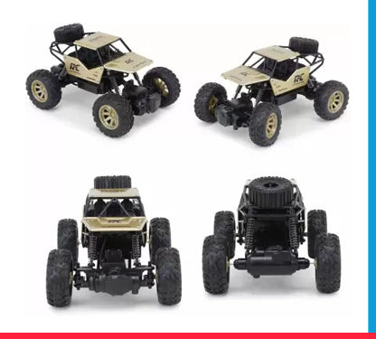 Off-Road Rock Crawler Die Cast Metal Car With Remote Control Random Color [PD][1Pc]