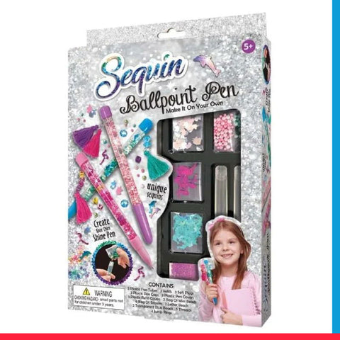 Sew Star Sequin Ballpoint Pen (5y+) [PD][1Pc]