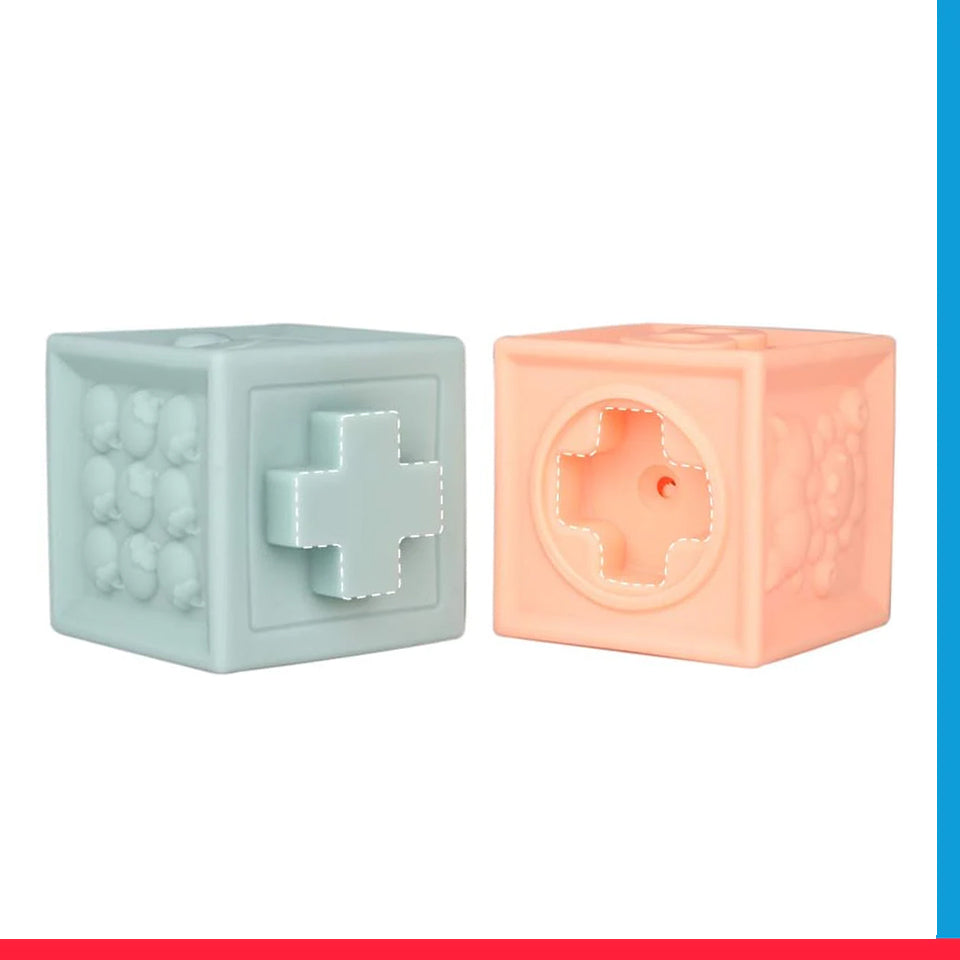 06 PCS Soft Stacking Building Blocks [PD][1Pack]