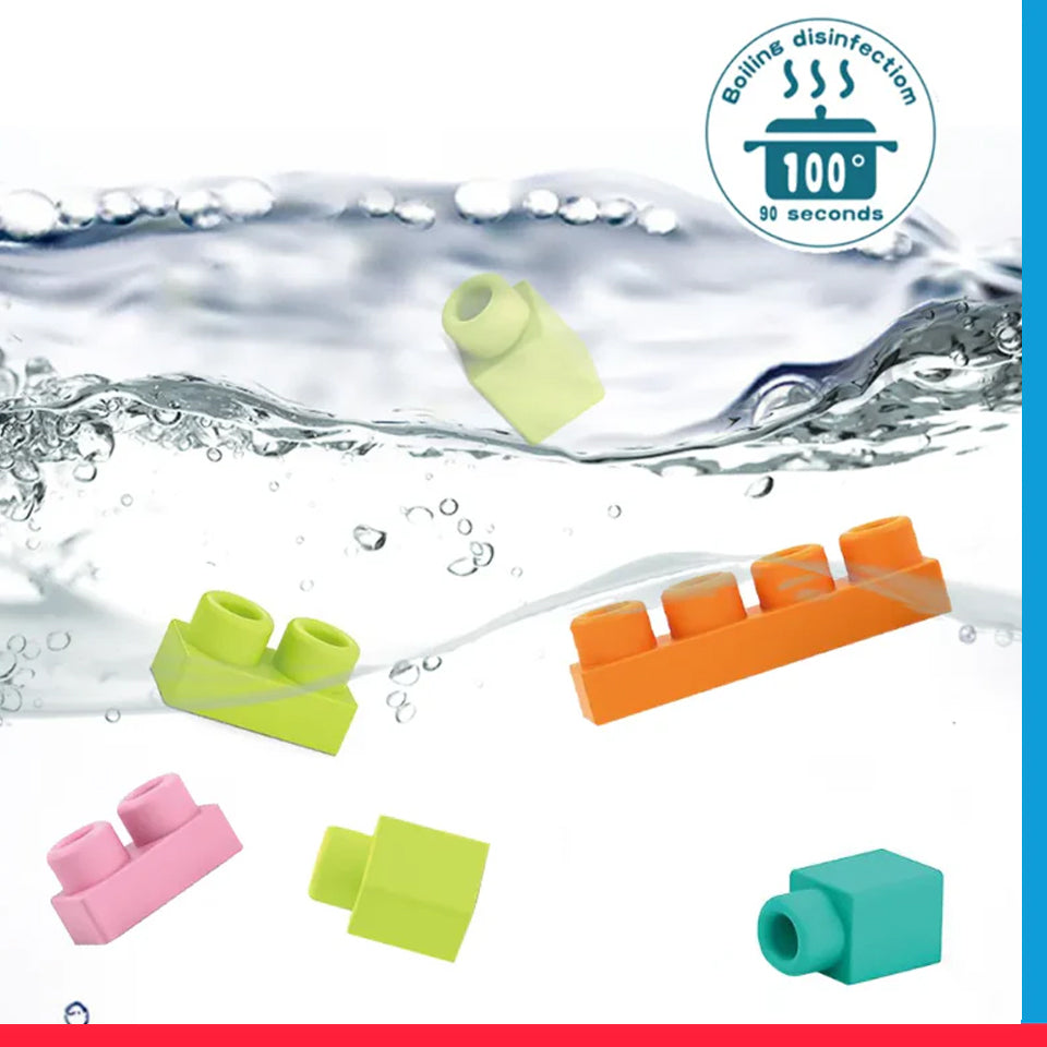 Soft Rubber Blocks Toy For Kids [PD][1Box]