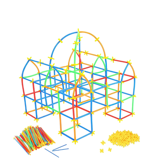 Colorful Educational Straw Constructor Building Set for Kids[1Pack][PD]