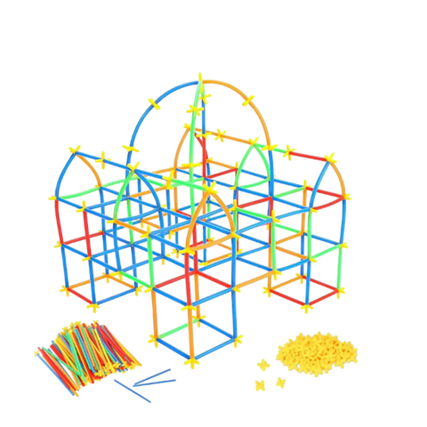 Colorful Educational Straw Constructor Building Set for Kids[1Pack][PD]