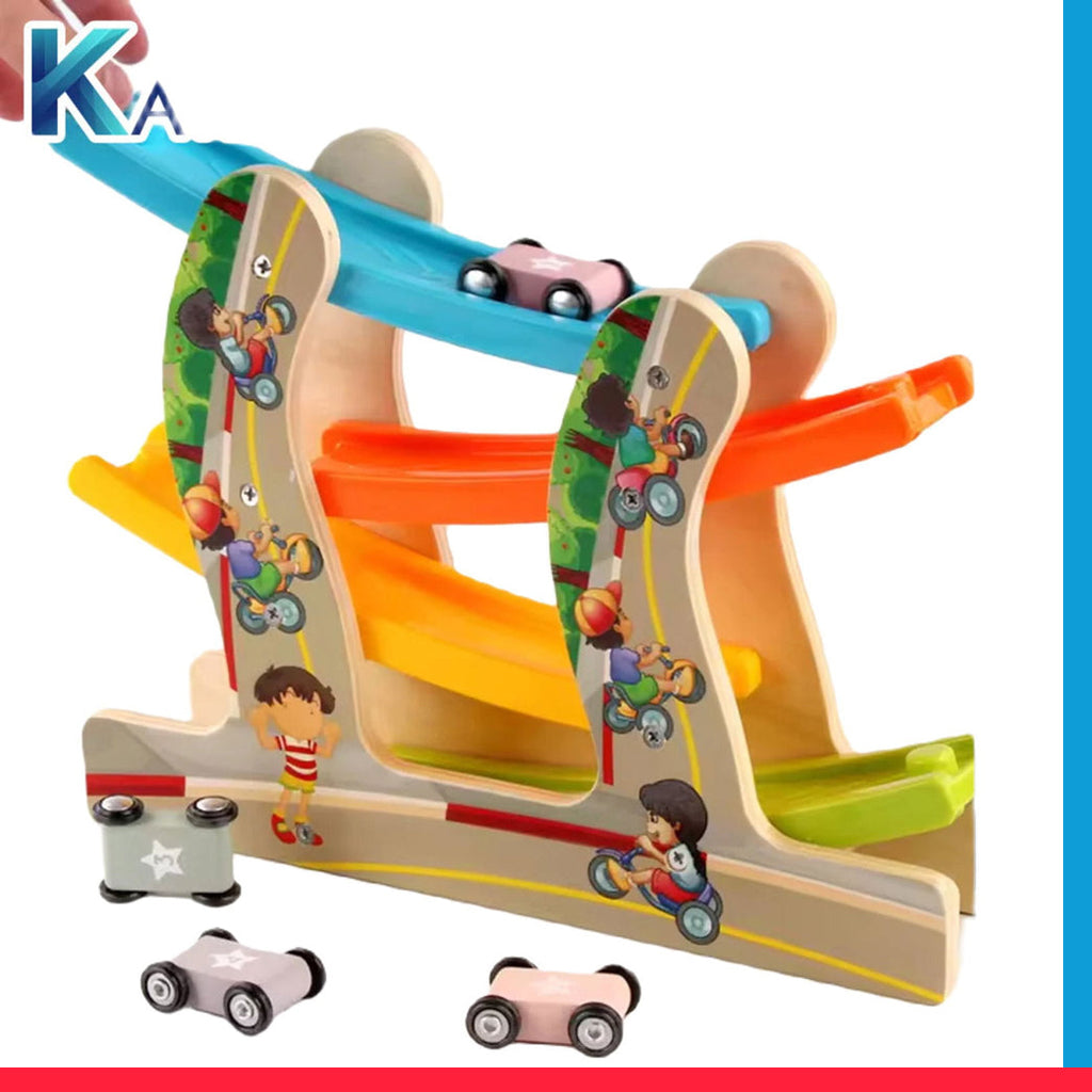 Wooden Gliding Car for Kids, Baby Toy Car Games[PD][1Pc]