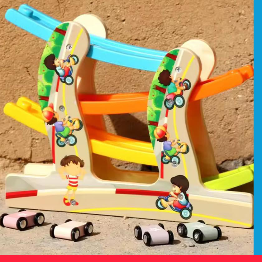 Wooden Gliding Car for Kids, Baby Toy Car Games[PD][1Pc]
