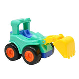 Children's freewheeling mini construction vehicle excavator cement truck loader miniature dual-drive set toy car [PD]
