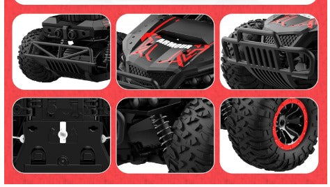 Smoke Spray Remote Control Car 1:16 Remote Control Truck High Speed 25 km/h All Terrain Off-Road RC Car 2.4Ghz Monster Truck [PD]