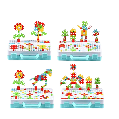 2 in 1 Magic Puzzle Plate – 190 PCs Assembly Accessories[1Pc][PD] - Kaliber