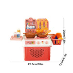 MINI Kitchen Playset Multifunctional Table Toys for Children's Gift Set [PD]
