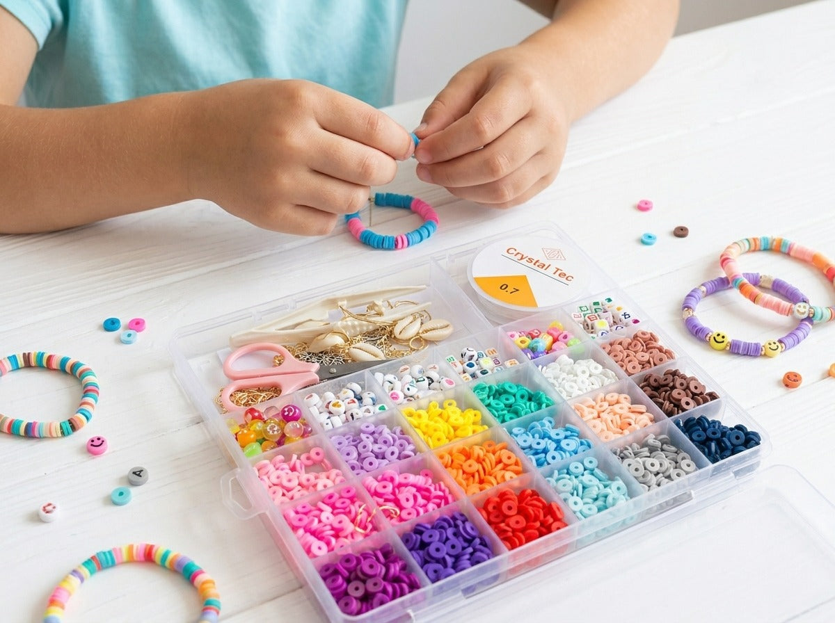 All-in-One Heishi Clay Bead Jewelry Making Kit [PD.]