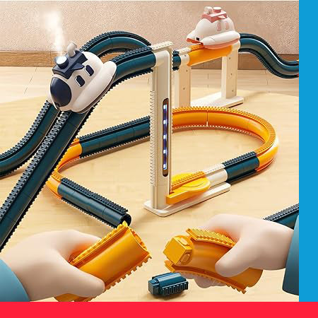 Children's Electric Space Track Adventure Spaceship Theme Kids Toy[PD][1Pc]