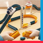 Children's Electric Space Track Adventure Spaceship Theme Kids Toy[PD][1Pc]