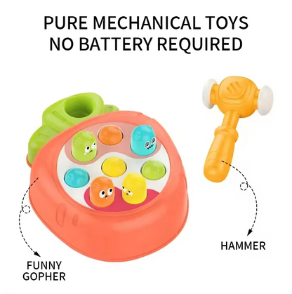 Early Educational Hammer Knock Whack a Mole Toy Baby[PD]