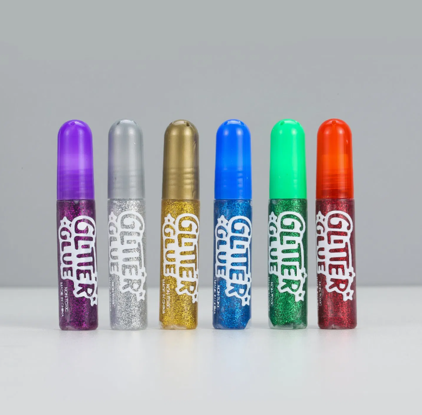 Glitter glue 6pc Tube Medium [PD][1Pc]