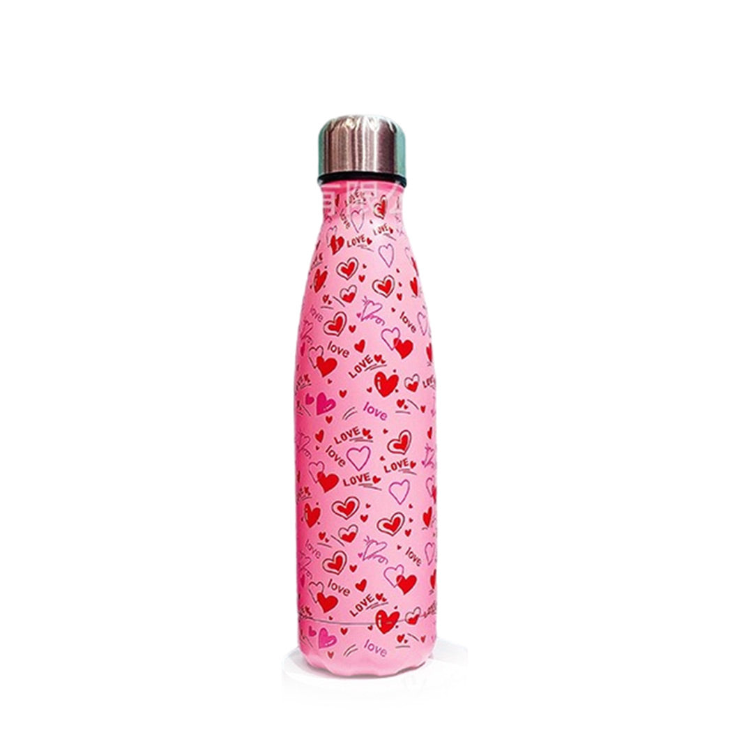 Light Pink Stainless Steel Water Bottle 500ML [PD][1Pc]