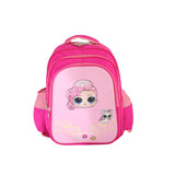 3 Pcs Trolly Girls School Bag [PD][1Pc] - Kaliber