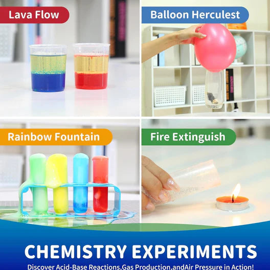 STEM Lab Experiments Activities Science Discovery Kit 270 Pieces [PD]
