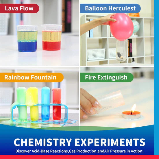 STEM Lab Experiments Activities Science Discovery Kit 270 Pieces [PD]