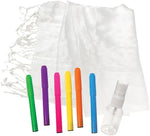 Sew Star Color Dye Scarf - Make it on your own DIY for kids [PD]