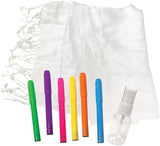 Sew Star Color Dye Scarf - Make it on your own DIY for kids [PD]