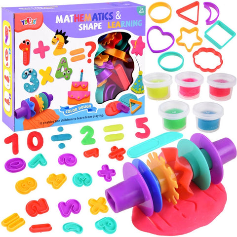 Mathematics & Shape learning Playdough Numbers 123 Educational Toy [PD]