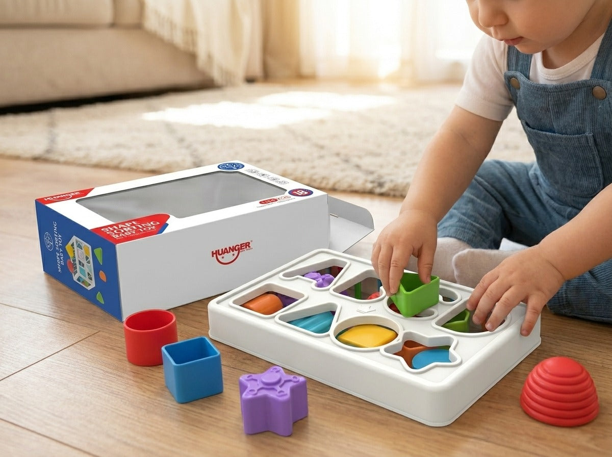 Huanger Shape Sorting Baby Toy (15-Piece Set) [PD.]\